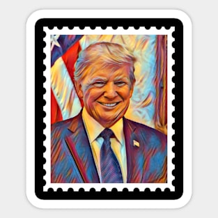 Trump Stamp Sticker